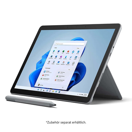 Microsoft Surface Go 3, 10-tolline 2-ühes tahvelarvuti (Intel Pentium Gold, 8 GB RAM, 128 GB SSD, Windows 11 Home S) Platinum