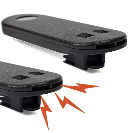 HYS Radio Belt Clip Compatible with Motorola Talkabout Tlkr T92 H2O PMR446 2-Way Walkie Talkie (4)