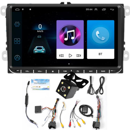 GOFORJUMP 2 DIN Android 9-tolline GPS-navigatsiooniga autostereo raadio-meediapleier Bora Golfi, VW Polo, Volkswageni, Passat B6 B7 Tourani jaoks koos tahavaatekaameraga