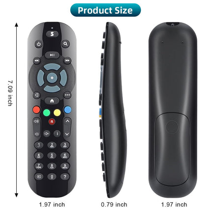 Gvirtue remote control compatible with all Sky Q remote controls, Sky Q Box, Sky Q TV Box, Sky Q Mini Box and Sky Q Silver Box (without touch, without voice control)
