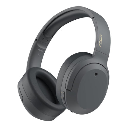 Edifier W820NB Plus Bluetooth kõrvaklapid, hübriidne aktiivne mürasummutus, kõrglahutusega LDAC heli, kiire laadimine, kõrvapealsed juhtmevabad kõrvaklapid, Bluetooth 5.2, reisimiseks/koduks/kontorisse - hallid