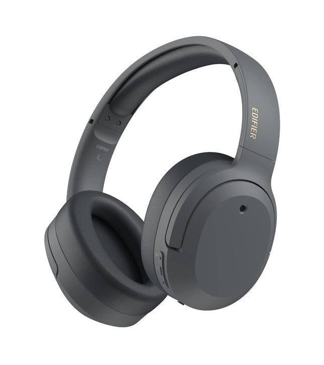 Edifier W820NB Plus Bluetooth kõrvaklapid, hübriidne aktiivne mürasummutus, kõrglahutusega LDAC heli, kiire laadimine, kõrvapealsed juhtmevabad kõrvaklapid, Bluetooth 5.2, reisimiseks/koduks/kontorisse - hallid