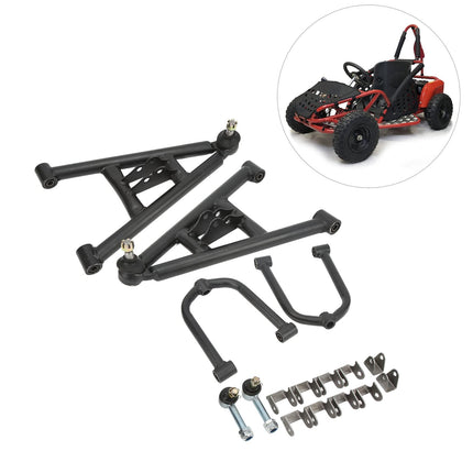 KIMISS 350mm esivedrustuse amortisaatori, õõtshoova komplekt, ülemised ja alumised kuulliigendid, roolivardad, vedrustuse komplekti asendus GY6 110cc 150cc 200cc ATV 4 Quad Go jaoks