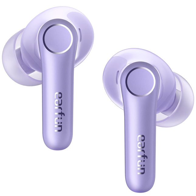 EarFun Air Pro 4 Bluetooth-kõrvaklapid adaptiivse hübriidmüra summutusega, aptX Lossless tehnoloogia, kõrglahutusega heli, LDAC, 6 mikrofoni, cVc 8.0 tehisintellektiga kõned, 52-tunnine aku tööiga, Multipoint, Bluetooth 5.4 ja kõrvasisese tuvastus.