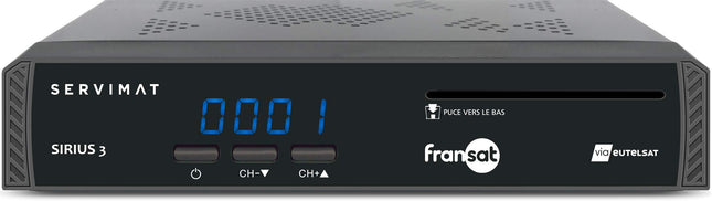 Servimat Satellite Fransat HD SIRIUS3 dekooder must