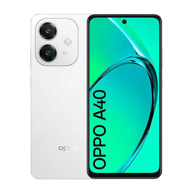 Oppo A40, kahekordne, 128GB 6GB RAM, tähevalge