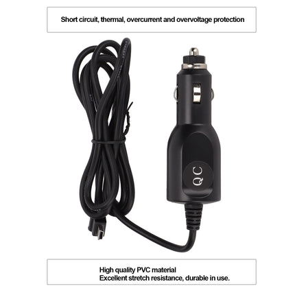 Zunate GPS-i laadimiskaabel, 5V 1.2A sigaretisüütaja autolaadija, 1.5M GPS-navigatsioonikaabel sigaretisüütaja jaoks, Tomtom XL One GPS-ile, ühenda ja kasuta