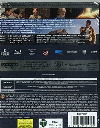 Blu-Ray - Interstellar (4K Ultra HD+Blu Ray) (1 Blu-ray)