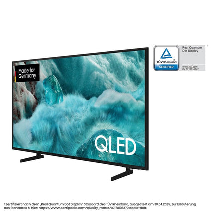 Samsung QLED Q7F2 4K 43-tolline (108 cm) UHD-teler, Q4 tehisintellektiga protsessor, kvantpunkttehnoloogia tõeliste värvide jaoks, 4K ülesskaleerimine, Knox Security, mängukeskus, tasuta sisu, Samsung Vision tehisintellektiga nutiteler (2025)