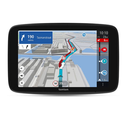 TomTom Truck Navi GO Expert Plus (7-inch display, route guidance and POIs for large vehicles, TomTom Traffic included, world maps, real-time restriction alerts) - New software