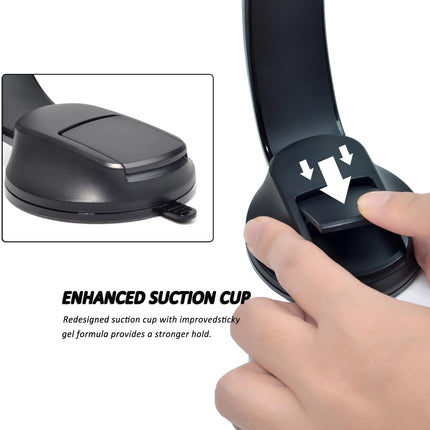 HYS Walkie Talkie hoidik, raadio iminapaga painduv kinnitus, mis ühildub QUANSHENG UV-K5 Baofeng UV5R Motorola Talkabout TLKR raadioga, tagaklambriga