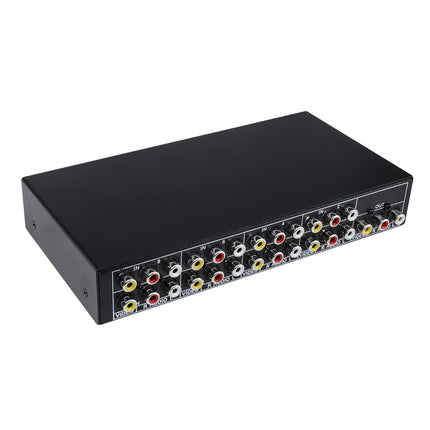 8 pordiga RCA AV-lüliti, 8 sisendit, 1 väljundit, 8-suunaline AV-video-helilüliti, 8 sisse- ja väljalaskega AV-komposiitlüliti, RCA-jaotur HDTV, LCD, DVD-mängukonsoolidele