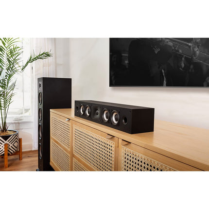 Polk Audio Monitor XT35 õhuke keskkõlar, Hi-Res sertifitseeritud, Dolby Atmos ja DTS:X ühilduv (tükk), must