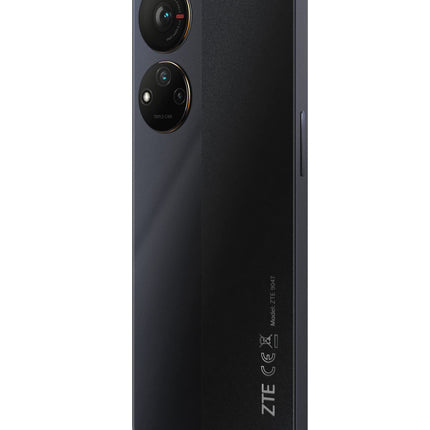 ZTE nutitelefon Blade V40 S 4G (16,94 cm (6,67 tolli) FHD+ ekraan, 4G LTE, 4 GB RAM ja 128 GB sisemälu, 50 MP põhikaamera ja 16 MP esikaamera, kahe SIM-kaardiga, Android 12) must, 123404101007
