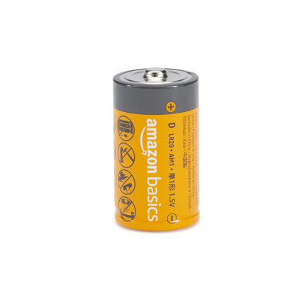 Amazon Basics üldotstarbelised leelispatareid, tüüp D (monoelement), 1,5 V, säilivusaeg 5 aastat, 24 tk