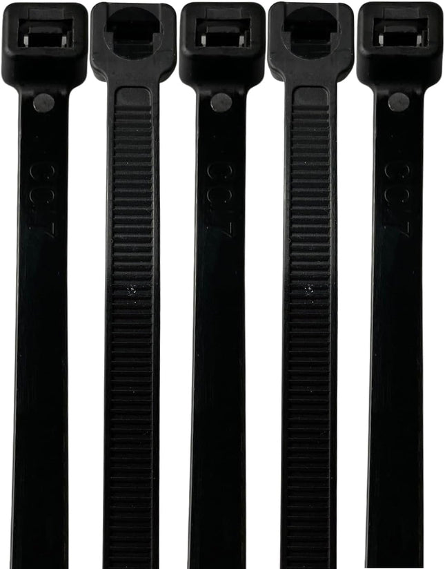 Cable ties, heavy-duty, extra long, 9 x 1,000 mm, black