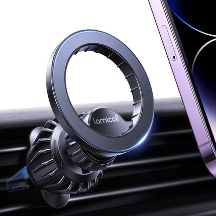 Lamicall autotelefonihoidik MagSafe autokinnituse jaoks - [20x N52 magnet] universaalne magnetiline autotelefonihoidik, ventilatsiooniga autotelefonihoidik iPhone 16 15 14 13 12 Pro Max Magsafe ümbrisega nutitelefonile