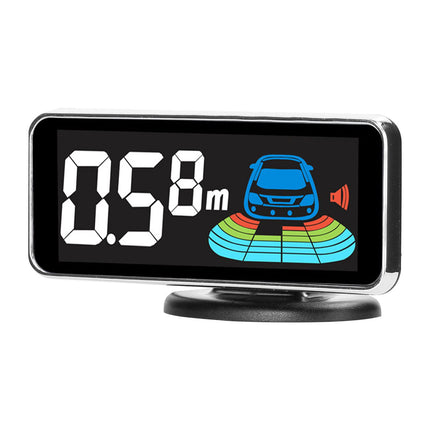 Goolsky Parking Sensor Parking Aid, Reversing Radar System with 4/8 Front Rear Parking Sensors, LCD Distance Display, Sound Warning Buzzer
