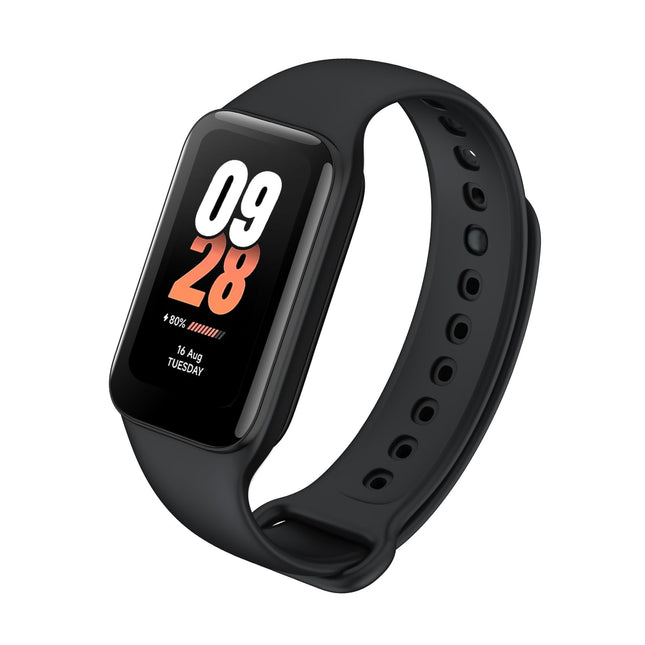Xiaomi Smart Band 8 Active - 1,47-tolline ekraan, pulsimõõtja, üle 50 spordirežiimi, kompaktne 9,99 mm korpus, kuni 14-päevane aku tööiga, une- ja stressitase, must