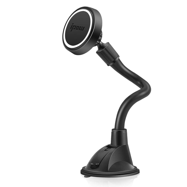 ipow autotelefoni hoidiku magnet, autotelefoni hoidik iminapaga, magnetiline telefonihoidik auto armatuurlauale esiklaasile 4 metallplaadiga, kaitsekile, ühildub iPhone'i, Samsungi, Sonyga
