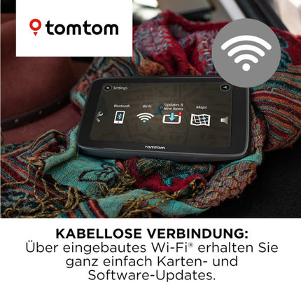 Tomtom GO Classic navigatsiooniseade (6 tolli, liiklusummikute vältimine tänu Tomtom Trafficule, Euroopa uuendused, uuendused WiFi kaudu)