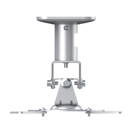 PureMounts Spider-Plus projektori laekinnitus, kallutatav 25°, pööratav, kaugus laest: 225 mm, maksimaalne kandevõime 15 kg, aukude vahe 180-310 mm, hõbedane