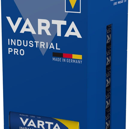VARTA patareid AAA, 40 tk, Industrial Pro, leelispatarei, 1.5V, hoiupakend, Saksamaal valmistatud kandikuga hoiupakend