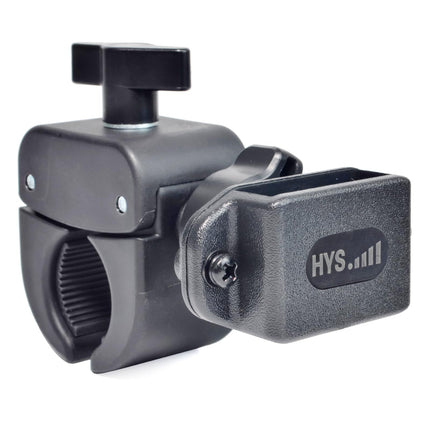 HYS jalgratta/mootorratta/auto/veoauto raadio nupukinnitusega walkie-talkie hoidik, mis ühildub Baofeng UV5R Kenwood Midland Motorola Tlkr kahesuunalise raadioga