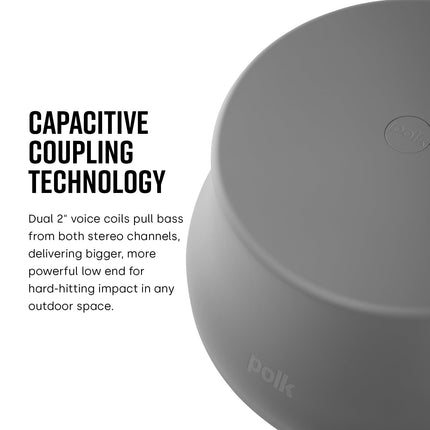 Polk Audio Atrium Sub 100 Terracotta Speaker