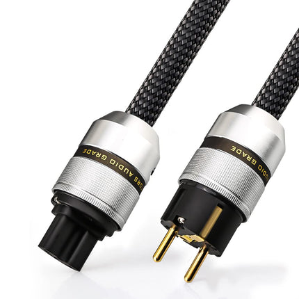 Tertullus HiFi tipptasemel toitekaabel C15 toitekaabel HiFi audio IEC kaabel Schuko pistiku ja IEC pistikuga (E820, 1,5 m)