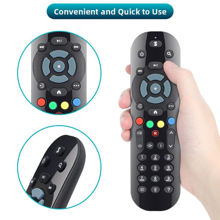 Gvirtue remote control compatible with all Sky Q remote controls, Sky Q Box, Sky Q TV Box, Sky Q Mini Box and Sky Q Silver Box (without touch, without voice control)