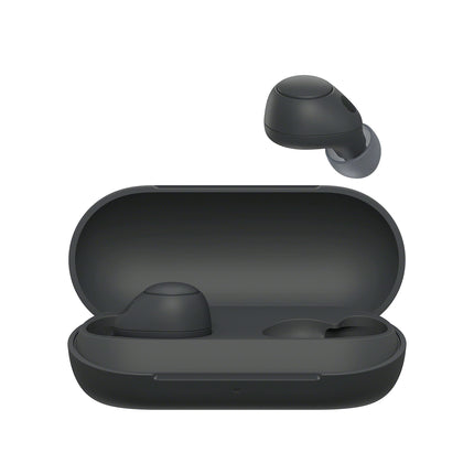 Sony WF-C700N juhtmevabad Bluetooth-mürasummutavad kõrvaklapid (väikesed ja kerged kõrvaklapid Bluetooth-mitmepunktilise ühendusega, IPX4, kuni 20-tunnine aku tööiga, kiirlaadimine, iOS ja Android) mustad
