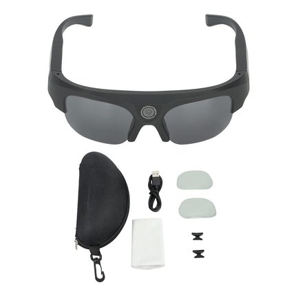 BuyWeeki nutikad Bluetooth-prillid, C-tüüpi neljatuumalise protsessoriga Bluetooth-audiopäikeseprillid HD-kaameraga juhtmevabad audioprillid meestele ja naistele