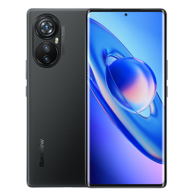 Blackview A200 Pro - nutitelefon 12 GB + 256 GB - 6,67" - 2,4K AMOLED FHD+ ekraan - 108 MP kaamera - 66 W kiirlaadimine - kahe SIM-kaardiga - Android 13 - must