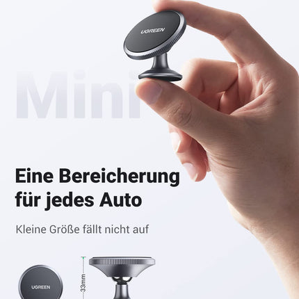 UGREEN autotelefoni hoidik, magnetiga autokinnitusega mobiiltelefoni hoidik, magnetiline 360° mobiiltelefoni magnetiline hoidik, auto-sõiduki mobiiltelefoni hoidik, ühildub iPhone 15 Pro Max Plus 14 13 Galaxy F34 S23 jne.
