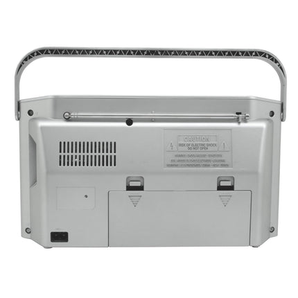 Soundmaster RCD1770SI DAB+ FM-raadio, CD-MP3-mängija, CD-R ja CD-RW kaasaskantav, aku ja vooluvõrgust töötav, LCD-ekraan kuupäeva ja kellaajaga, USB- ja kõrvaklappide ühendus