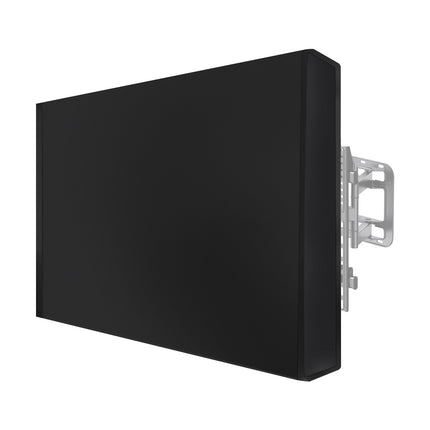 MaxAwe 60" - 63" Outdoor TV Cover, 58 x 37 x 5 inches (148 x 95 x 14 cm) Weatherproof Universal Screen Protector Black