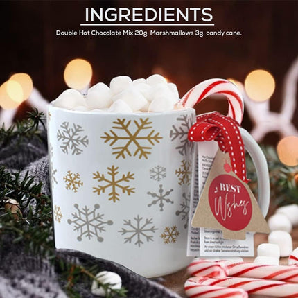 Gift set with hot chocolate mug, with mug, hot chocolate, mini travel mug and marshmallows for hot chocolate | Gifts for children | Gifts for women | Men | Christmas gifts