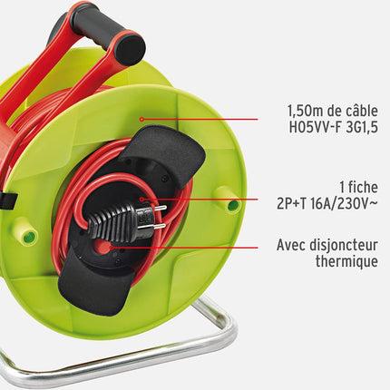 Brennenstuhl, 1180731 Jardi-30 garden cable reel 30m 3G1.5 H05VV-F, B00XUF6E5W