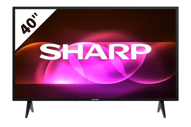SHARP 40FA6E Full HD LED-teler 101 cm (40 tolli), 3X HDMI, 2X USB, VB-T/T2/C/S/S2 (MPEG4 + HEVC/H.265, must