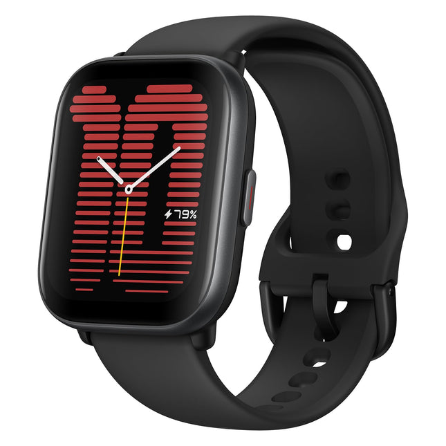 Amazfit Active 42mm Smartwatch, Voice Assistant Speech-to-Text; Up to 14 Days Battery Life, GPS, Route Navigation, Bluetooth Calling, Compatible with iOS and Android, Health and Fitness Management