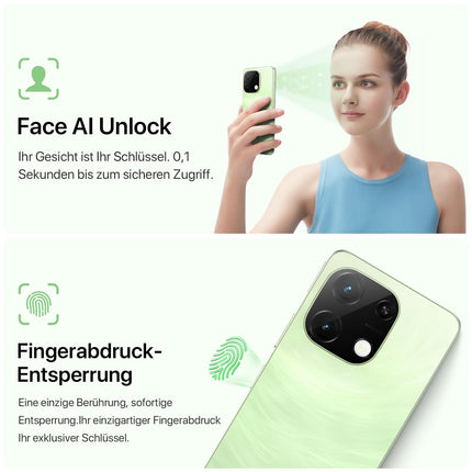 UMIDIGI G9T mobiiltelefon, Android 14 nutitelefon ilma lepinguta, 6,75 tolli 90Hz, 8 GB RAM 128 GB ROM 1 TB, 5000mAh, 13MP 8MP, kahe SIM-kaardiga 4G lukustamata mobiiltelefonid, sõrmejäljelugeja ja näotuvastus, GPS, 2,4G 5G WiFi must