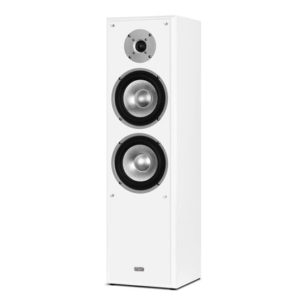 mohr 1 pair of floorstanding speakers SL10, white loudspeakers, HiFi sound at an affordable price