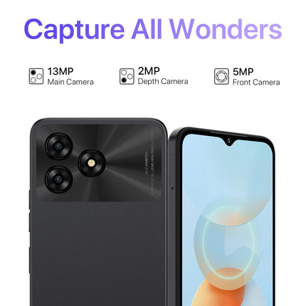 UMIDIGI G5A lukustamata mobiiltelefon, 8 GB + 64 GB/2 TB TF, SIM-kaardita telefonid, 5000 mAh, 6,52 tolli HD+, kahe SIM-kaardiga 4G nutitelefon ilma lepinguta, 13 MP + 5 MP, Android 13 mobiiltelefon