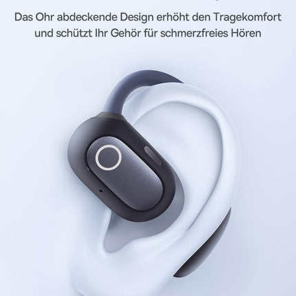 Baseus Eli Sport 1 avatud kõrvaga Bluetooth-kõrvaklapid, suunatud akustika, võimas bass, ülikerged, IPX4 veekindlad, ENC mikrofonid, Bluetooth 5.3 jooksmiseks, treenimiseks, fitnessiks