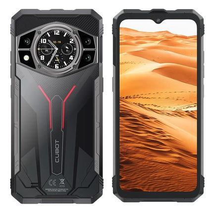 Cubot Kingkong AX – 6,6-tolline FHD+ 120Hz nutitelefon, 12 GB ja 256 GB, 100 MP kaamera, 5100 mAh aku, Android 14, kaheksatuumaline protsessor, must