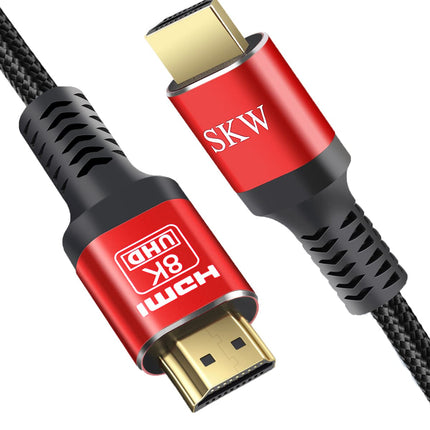 HDMI 2.1 kaabel 7,6 m, HDMI kaabel 8K@60Hz 4K@120Hz 48 Gbps, ülikiire HDMI-kaabel, mis ühildub PS5, Xboxi, Samsungi ja LG teleriga