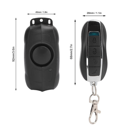 FOLOSAFENAR Anti-theft alarm system, electric scooter alarm radio remote control 150dB for bicycles, motorcycles, electric bicycles, electric scooters, doors and windows