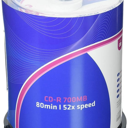 MediaRange CD-R 700MB|80min 52x write speed, 100-pack cakebox