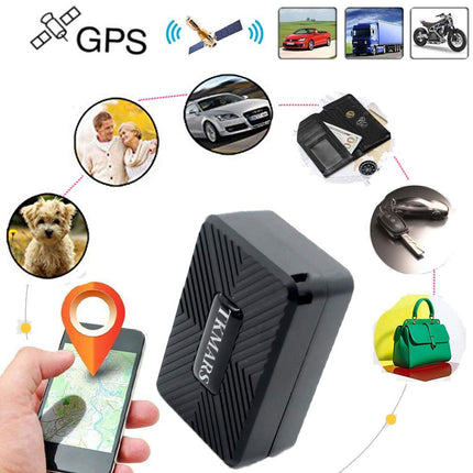 TKMARS GPS Tracker Mini GPS Tracker Car 15 Days Standby Time, 1500mah, 5 Seconds Update, with Free App, Strong Magnetic Waterproof